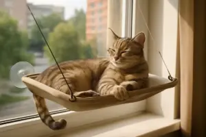 Amache per gatti da finestra: un trucco per aumentare il loro relax preferito