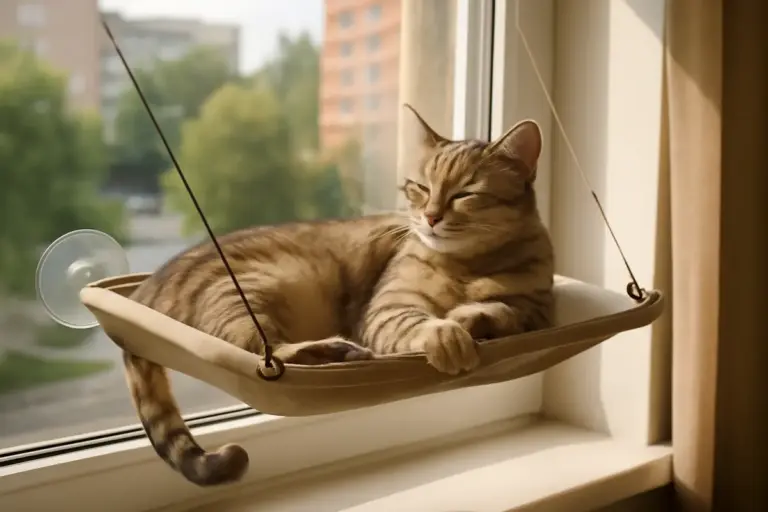 Amache per gatti da finestra: un trucco per aumentare il loro relax preferito