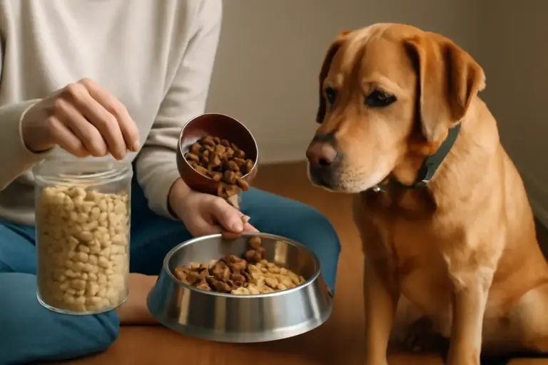 Cambio alimentazione cane adulto: come farlo gradualmente senza stress e disturbi intestinali