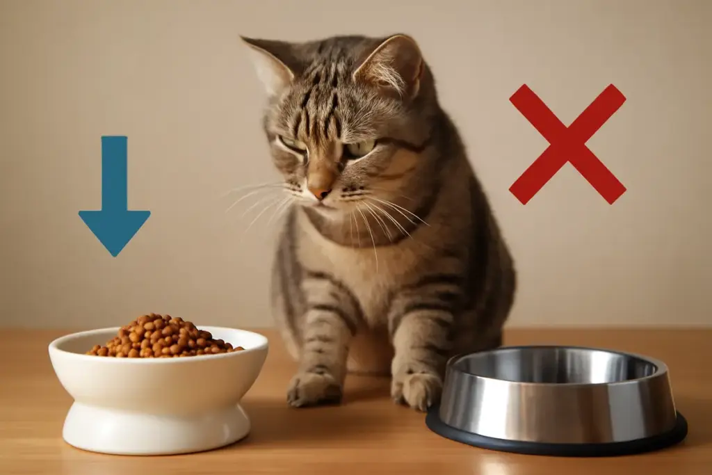 Come scegliere la ciotola ideale per gatti con baffi sensibili? Un errore pratico da evitare ogni giorno