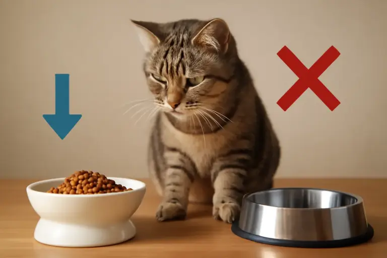 Come scegliere la ciotola ideale per gatti con baffi sensibili? Un errore pratico da evitare ogni giorno