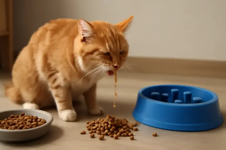 Cosa succede se il gatto mangia troppo velocemente? Strategie efficaci per rallentare i pasti