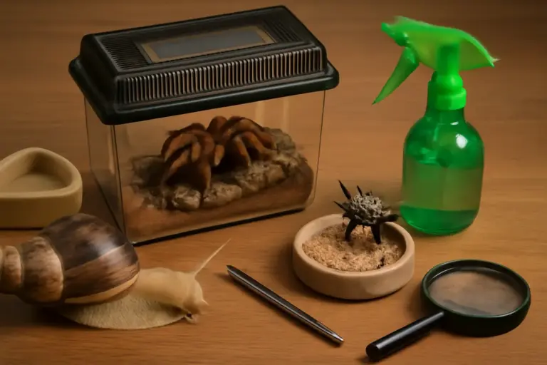 Insetti esotici come animali da compagnia: quali accessori sono davvero indispensabili?