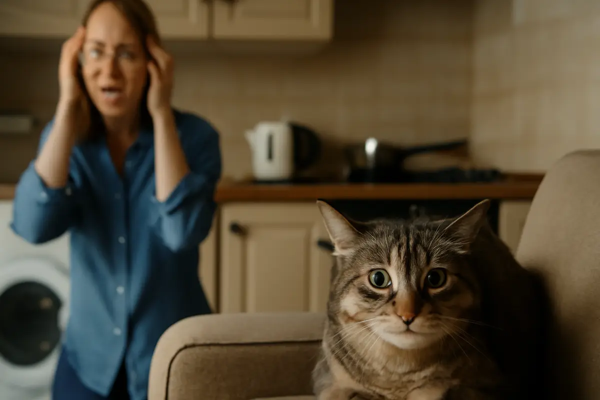 Come capire se il tuo gatto è stressato dai rumori domestici? I comportamenti spia da monitorare subito